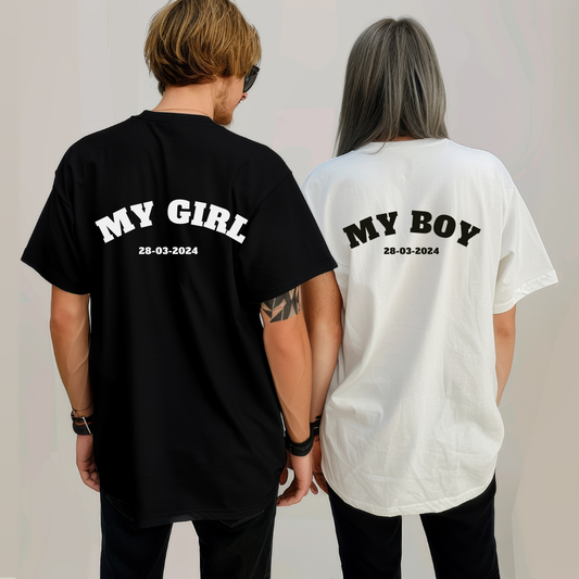 Playera My boy / My Girl